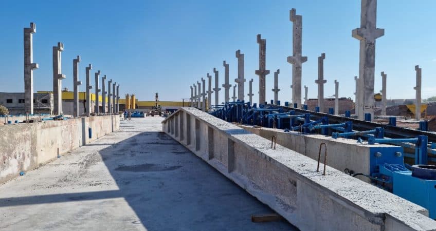 Coulage de la première poutre DELTA de 24 m de portée