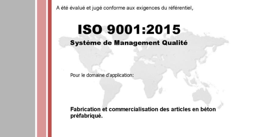 Validation d’un système de management qualité ISO 9001